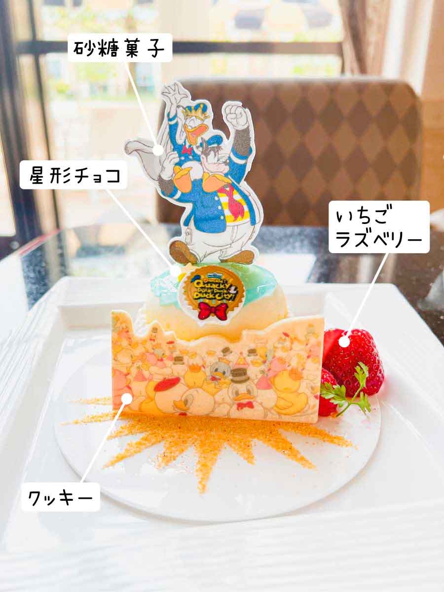 ドナパル2025後期 期間限定ケーキセット 詳細写真(前)