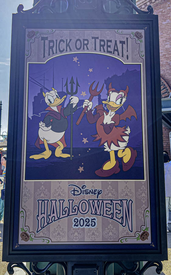 ディズニーシーハロウィン2025 アメフロ看板②