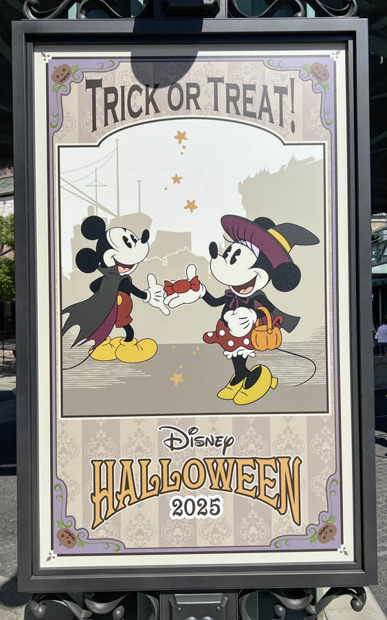 ディズニーシーハロウィン2025 アメフロ看板①