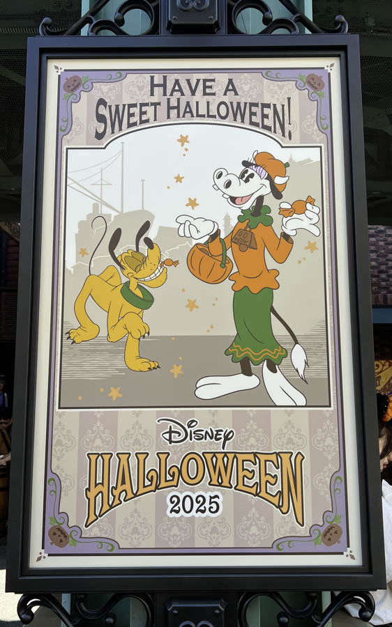 ディズニーシーハロウィン2025 アメフロ看板④