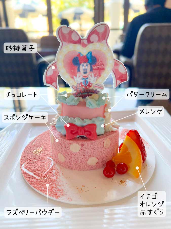 チェリーとチーズのケーキ　詳細1