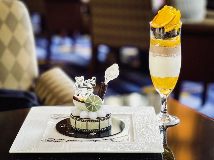 蒸気船ウィリーケーキとスウィーツドリンク