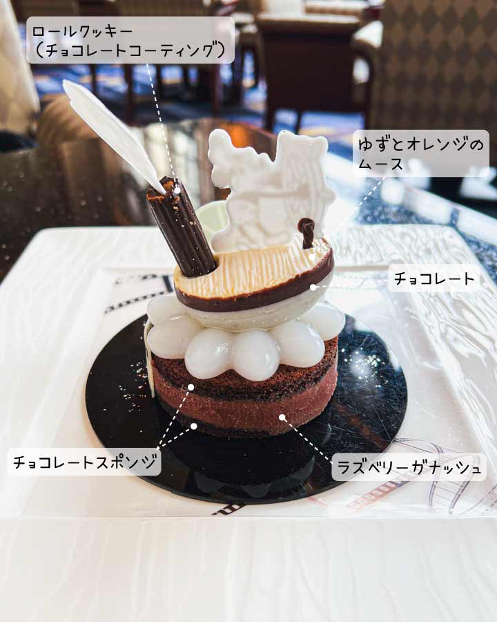 蒸気船ウィリー　ケーキ詳細（後）