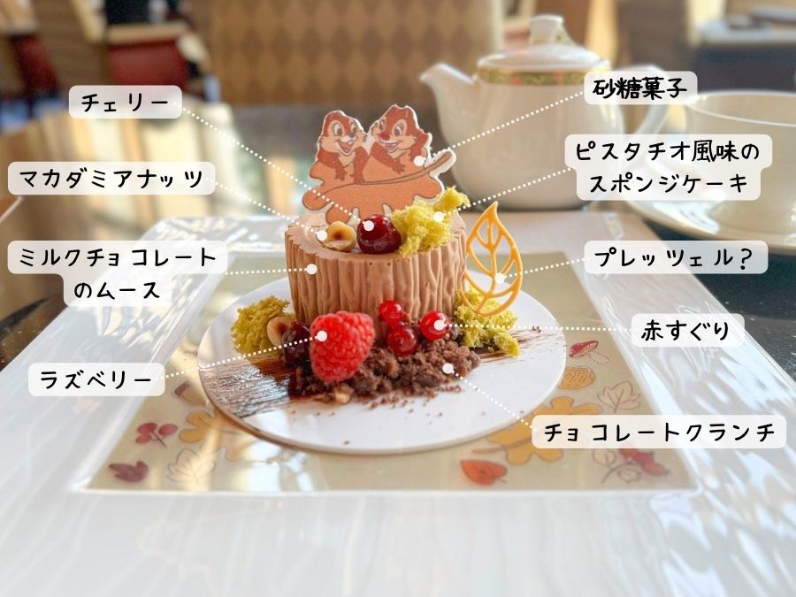グリオットチェリーとミルクチョコレートのケーキ　詳細